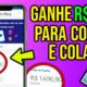 🔴APP PARA GANHAR DINHEIRO PAGA R$450 TODO DIA PARA COPIAR E COLAR/ Como Ganhar Dinheiro na Internet