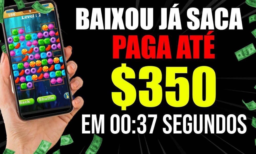 BAIXOU esse APP já SACA - APP PAGA R$350 no PIX em 00:37 SEGUNDOS - Como Ganhar Dinheiro na Internet