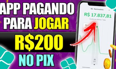 [CORRE] NOVO APP PAGANDO TODO DIA NO PIX PARA JOGAR | NÃO PRECISA INDICAR - APP PARA GANHAR DINHEIRO