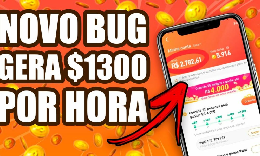 🤑Como Ganhar R$1.200 Reais em 2 Minutos Assistindo Vídeos no Kwai 😱 Como Ganhar Dinheiro no Kwai