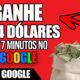 Como Ganhar R$164 Dólares em 7 Minutos No Google [USANDO ESSE HACK] Provado 😳Ganhar Dinheiro Online