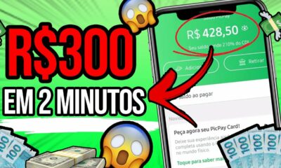 Como Ganhar R$300 Reais EM 2 MINUTOS no PIX - NOVO APP PAGANDO - Como Ganhar Dinheiro na Internet