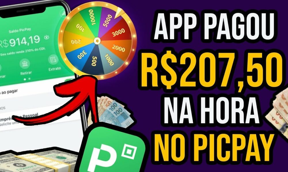 ESSE APP PAGOU R$200 MUITO RÁPIDO NO PIX PARA GIRAR UMA ROLETA/App para ganhar dinheiro na internet