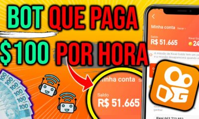 👉ESSE BOT FAZ VOCÊ GANHAR R$100 REAIS POR HORA no KWAI (Provado) Como Ganhar Dinheiro no Kwai