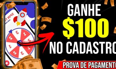 GANHE $100 NO CADASTRO E JA PODE SACAR na HORA 🤑APP PARA GANHAR DINHEIRO/Ganhar Dinheiro na Internet