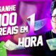 GANHE 100 REAIS EM UMA HORA [Novo App Para Ganhar Dinheiro] - Como Ganhar Dinheiro Pelo Celular 2022