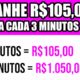 GANHE R$105 A CADA 3 MINUTO NESSE APP SEM PARAR +Prova de Pagamento/como ganhar dinheiro na internet