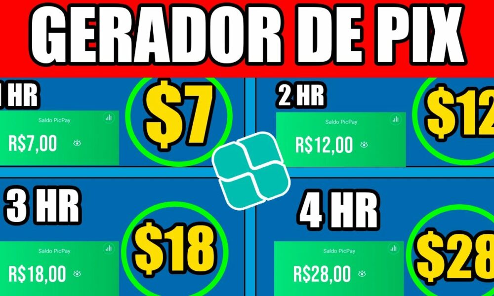 GERADOR de PIX PAGA $22.35 em 60 SEGUNDOS! (Como Ganhar dinheiro na Internet) Ganhar Dinheiro Online