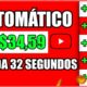 Ganhe $34,59 Para Cada Vídeo Assistido [10 Vídeos = $600] +PROVA /Como Ganhar Dinheiro na Internet