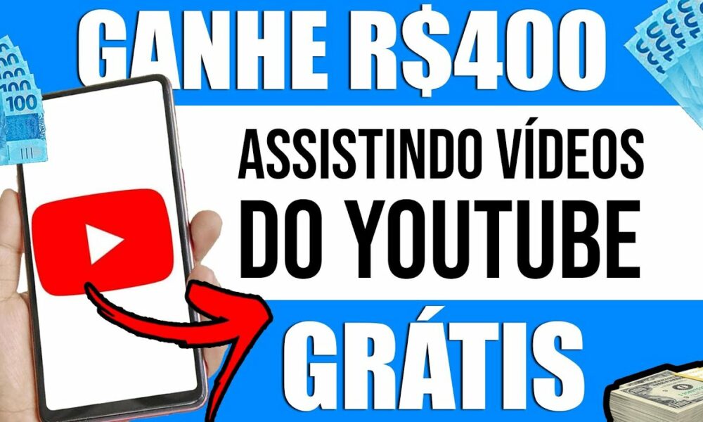 Ganhe $400+ Assistindo Vídeos do Youtube (Como Ganhar Dinheiro Rápido) Ganhar Dinheiro online