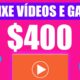 Ganhe $400 Por Dia APENAS Baixando Vídeo no CELULAR [PROVA DE PAGAMENTO] Como Ganhar Dinheiro Online