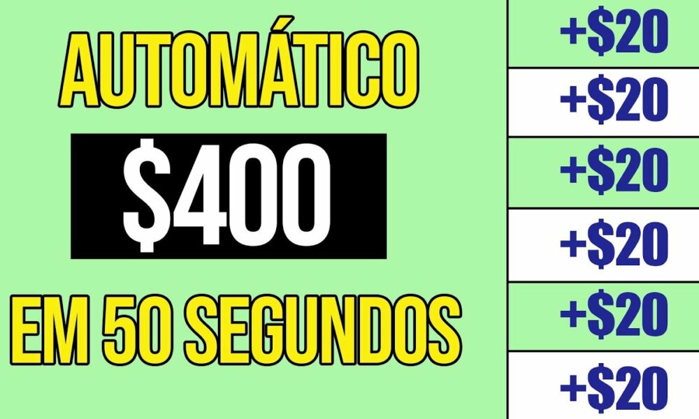 Ganhe $400 em 50 Segundos Assistindo Anúncios (PROVA DE PAGAMENTO) Ganhar Dinheiro Online