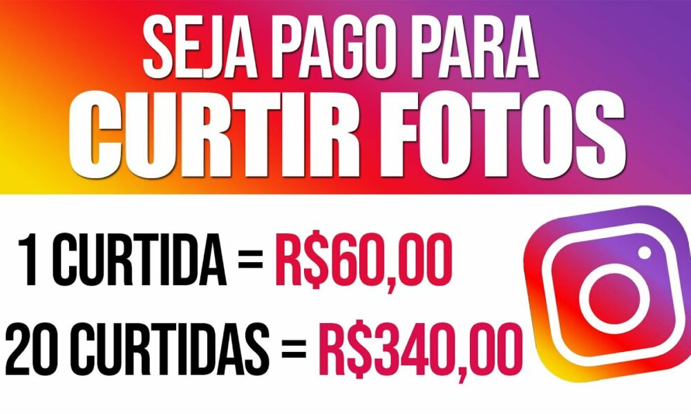 Ganhe $840 Curtindo Vídeos do Instagram [Curta 50 Vídeos = R$2.160,00] - Ganhar Dinheiro Online