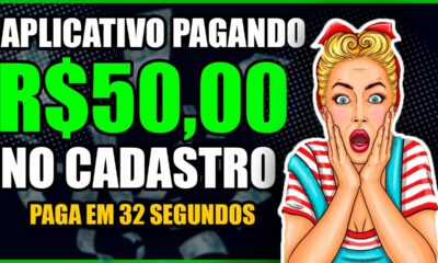 [Ganhe R$50,00 no CADASTRO na HORA] App Pagando por Cadastro 2022/ app que ganha dinheiro de verdade