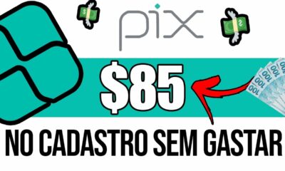 Ganhe R$85 REAIS NO PIX SÓ PELO CADASTRO [SEM GASTAR NADA] PROVADO✅ Como Ganhar Dinheiro na Internet