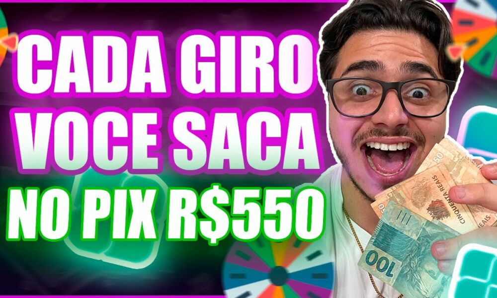 [Ganhe R$99,00] POR GIRO - LANÇOU AGORA ROLETA DANDO PIX PRA GIRAR/App que Ganha dinheiro de Verdade