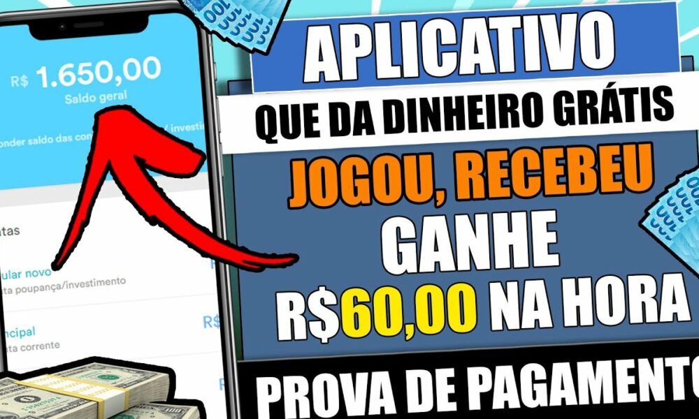 ✅ INÉDITO 🔥APLICATIVO QUE GANHA DINHEIRO DE VERDADE E NA HORA (PROVA PAGAMENTO) Como Ganhar Dinheiro