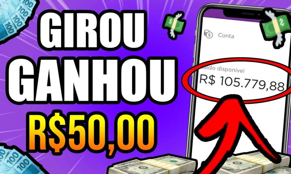 LANÇOU NOVO APLICATIVO😍GIRE, RASPE E GANHE DINHEIRO👉Como Ganhar Dinheiro na Internet