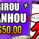 LANÇOU NOVO APLICATIVO😍GIRE, RASPE E GANHE DINHEIRO👉Como Ganhar Dinheiro na Internet