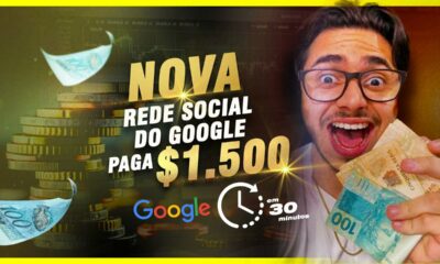 NOVA REDE SOCIAL do GOOGLE PAGA $1.500 em 30 MINUTOS - Como Ganhar Dinheiro Pelo Celular 2022