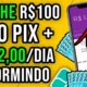 NOVO APP PAGANDO R$100 DIRETO NO PIX + GANHE R$2 POR DIA DORMINDO/Ganhar Dinheiro Online