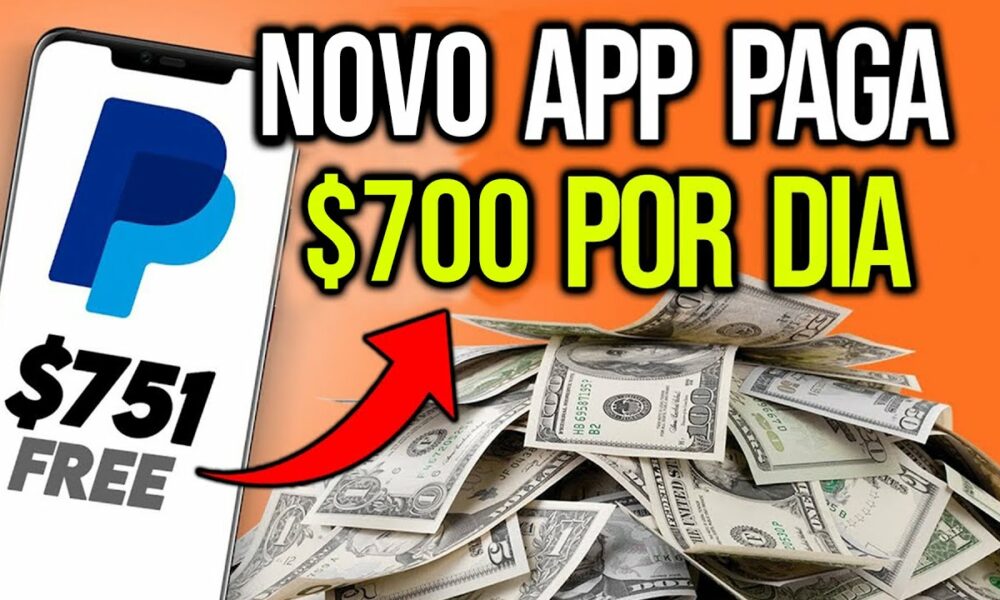 NOVO APP PARA GANHAR DINHEIRO PAGA $700 por dia de GRAÇA (+PROVA) Como Ganhar Dinheiro na Internet