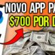 NOVO APP PARA GANHAR DINHEIRO PAGA $700 por dia de GRAÇA (+PROVA) Como Ganhar Dinheiro na Internet