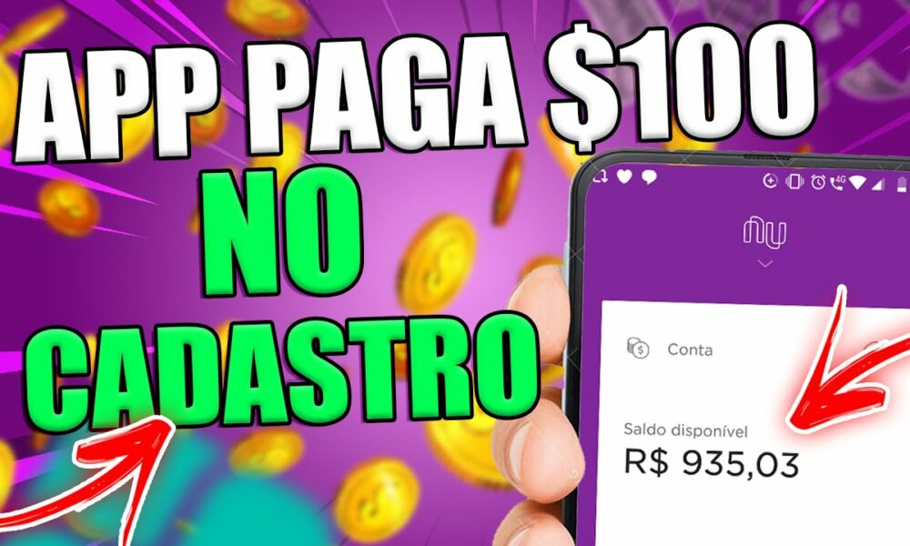 [PAGOU $100 NO CADASTRO] USE esse APP que GANHA DINHEIRO de VERDADE no CADASTRO/Como Ganhar Dinheiro