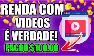 [PAGOU $100.00] ✅  Ganhar Dinheiro ASSISTINDO VÍDEOS no Youtube é VERDADE! Renda com Vídeos é Golpe?