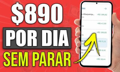 RECEBA $890 POR DIA Usando esse APP QUE GANHA DINHEIRO DE VERDADE/Como Ganhar Dinheiro na Internet.