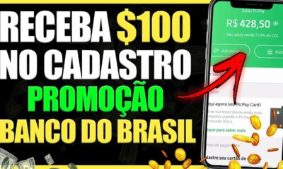 RECEBA agora R$100 no CADASTRO (Promoção Banco do Brasil) USE ESSE APP QUE GANHA DINHEIRO DE VERDADE