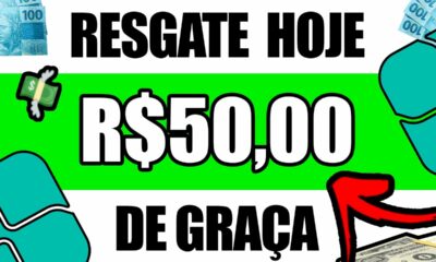 RESGATE R$50 DE GRAÇA - APP PARA GANHAR DINHEIRO DANDO R$50 de GRAÇA! (SEM CONVIDAR NINGUÉM)