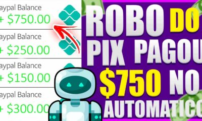 ROBO do PIX PAGOU $750 NA HORA App que Ganha dinheiro de Verdade Como Ganhar Dinheiro na Internet