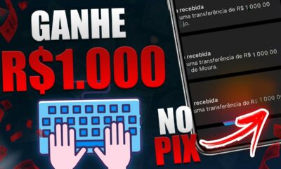 Receba AGORA R$1.000 em 3 Minutos no seu Pix [Prova de Pagamento] Como Ganhar Dinheiro na Internet