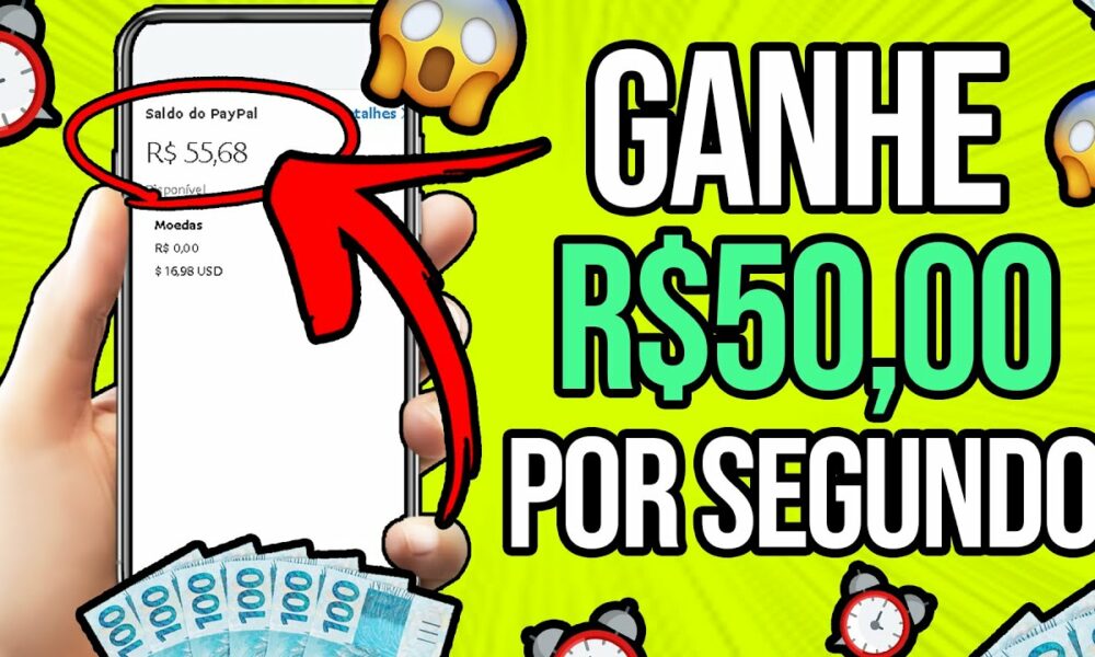 🤑SAQUE ATÉ R$52 POR DIA EM MENOS DE 1 SEGUNDO NESSE NOVO APP PARA GANHAR DINHEIRO NA INTERNET