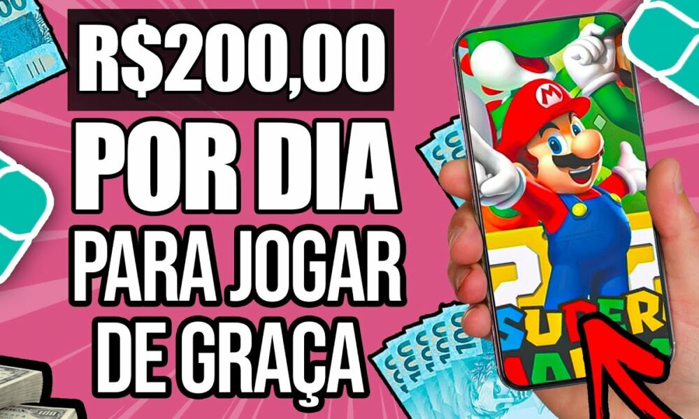 SAQUE NA HORA🤑 NOVO APP PAGANDO $200 DÓLARES POR DIA PARA JOGAR/App para ganhar dinheiro na internet