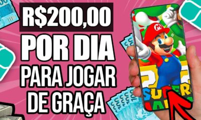 SAQUE NA HORA🤑 NOVO APP PAGANDO $200 DÓLARES POR DIA PARA JOGAR/App para ganhar dinheiro na internet