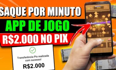 [SAQUE POR MINUTO] APP DE JOGO que GANHA DINHEIRO DE VERDADE PAGA $2.000 NO PIX/Como Ganhar Dinheiro