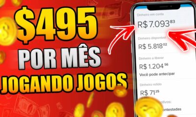 ✅SAQUEI $495 - Melhor APP QUE GANHA DINHEIRO de VERDADE e Rápido! /Aplicativo para ganhar dinheiro