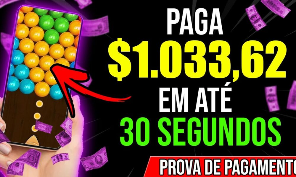 Saque $1.033,62 em 30 SEGUNDOS nesse APP +GANHE DINHEIRO DORMINDO - Como Ganhar Dinheiro na Internet