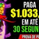 Saque $1.033,62 em 30 SEGUNDOS nesse APP +GANHE DINHEIRO DORMINDO - Como Ganhar Dinheiro na Internet