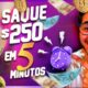 Saque $250 em 5 Minutos NESSE APP +$15 NO CADASTRO E JA PODE SACAR/Como Ganhar Dinheiro na Internet