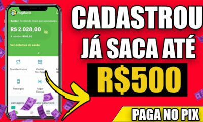 Saque $500 em 5 Minuto NESSE APP +GANHE NO CADASTRO E JA PODE SACAR/Como Ganhar Dinheiro na Internet