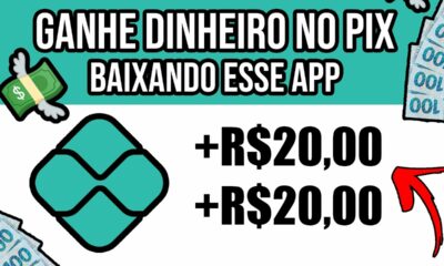 Saque R$20,00 todos os dias pelo PIX nesse app [PROVAS DE PAGAMENTO] Ganhar Dinheiro Online