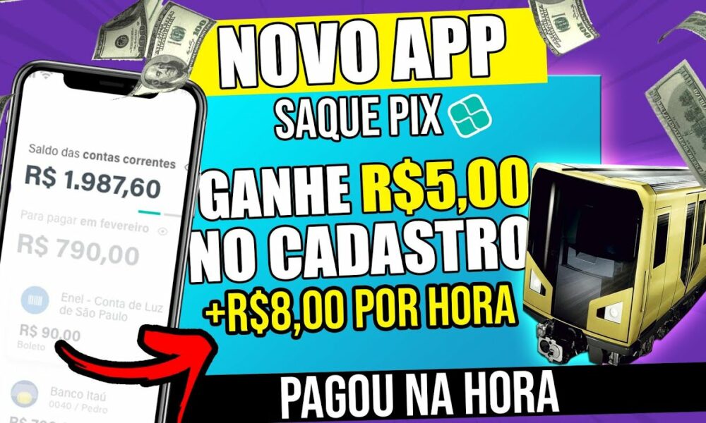 ✅😧[URGENTE] GANHE R$5,00 NO CADASTRO + R$8,00 NO PIX NA HORA - App para Ganhar Dinheiro na Internet