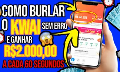 😨[VAZOU] COMO BURLAR O KWAI SEM ERRO E GANHAR R$2MIL a Cada 60 SEGUNDOS/Como Ganhar Dinheiro no Kwai