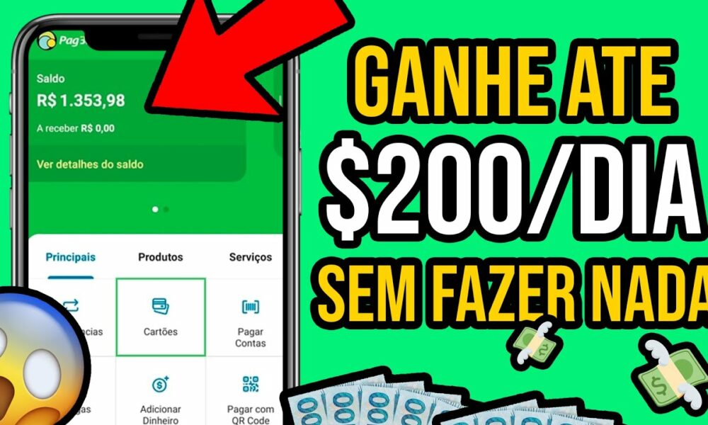 VAZOU!! SITE PAGA ATÉ R$200 POR DIA PARA NÃO FAZER NADA (GANHE DORMINDO) Ganhar Dinheiro na Internet