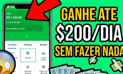 VAZOU!! SITE PAGA ATÉ R$200 POR DIA PARA NÃO FAZER NADA (GANHE DORMINDO) Ganhar Dinheiro na Internet