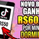 [VAZOU]😱NOVO BUG DO TIKTOK PAGA R$60,00 A CADA MINUTO SEM FAZER NADA/Como Ganhar Dinheiro no TikTok