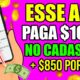 ($10,00 REAIS NO CADASTRO +$850 NO DIA) GANHE DINHEIRO NO CADASTRO VIA PIX✅ App Pagando no Cadastro